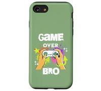 Game Over Bro Drôle Gamer Cadeaux Gaming Proverbes Coque pour iPhone SE (2020) / 7/8