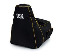 Game Over Chaise Pouf de Jeux Vidéos | Salle de Séjour Intérieure Fauteuil Gamer | Poches Latérales pour Les Manettes | Support de Casque | Conception Ergonomique (Mystisches Medaillon)