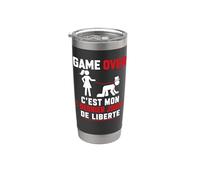 Game Over Derniers Jours De Liberté Humour EVG Mariage Gobelet isotherme en acier inoxydable double paroi