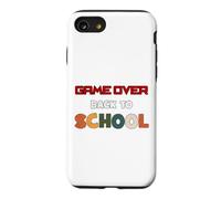 Game Over Funny Rack to School First Day Teachers Kids Coque pour iPhone SE (2020) / 7/8