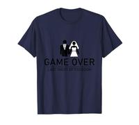 Game Over Last Night of Freedom, Enterrement de Vie de garçon T-Shirt