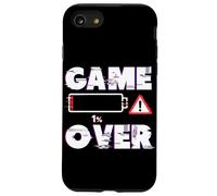 Game Over Low Battery Funny Gamer Gaming Blague Humour Game Coque pour iPhone SE (2020) / 7/8