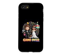 Game-Over Marié Mariée Mariage Bachelorette Mariage Coque pour iPhone SE (2020) / 7/8