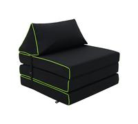 Game Over Matelas Pliable Z Bed | Canapé-lit résistant à l'eau pour Usage intérieur et extérieur | Idéal pour Le Salon et Les soirées de Jeux | Parfait pour Les soirées Pyjama (Émeraude Magique)