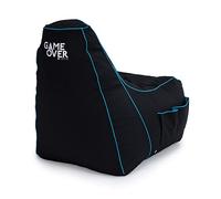 Game Over Mini Fauteuil Pouf de Jeu pour Enfants 8-Bit | Salle de Jeux Intérieure Fauteuil Gamer | Poches Latérales pour Manettes | Support de Casque | Conception Ergonomique (Lame de Liche)