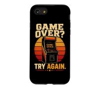 Game Over Try Again Retro Arcade Gamer Coque pour iPhone SE (2020) / 7/8