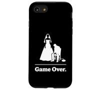 Game Over Wedding Gamer Couple Funny Silhouette Design Coque pour iPhone SE (2020) / 7/8