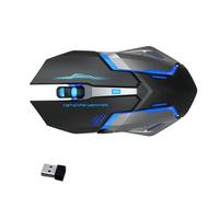 Game Souris - Game Souris Pour PC Rechargeable Souris Sans, Fils Avec Éclairage LED | Souris Ergonomique Silencieuse Pour Les Jeux, Pour Brancher Et Jouer À La Technologie Pour PC, Ordinateur Portable