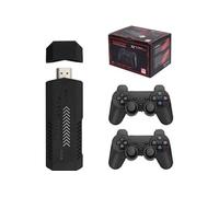 Game stick X2 GD10 et console de jeu avec deux manettes sans fil,Carte TF 64G 37000 jeux 3D 4K 64G