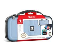 Game Traveler Étui pour Nintendo Switch Bleu Ciel - Peut contenir Switch OLED, Switch ou Switch Lite, Support de visualisation réglable et étuis de Jeu Bonus, poignée de Transport de Luxe, étui sous