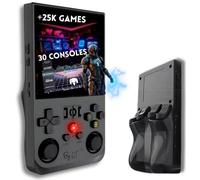 GameBox XL | Console de Jeu Portable +25 000 Jeux-Écran Haute résolution Full HD 4" + mémoire 128 Go Extensible,Licence Linux 2.0,WiFi, Multiplayer + 4 Rear Triggers R1/L1