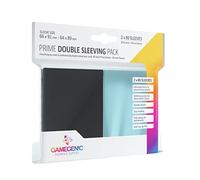 Gamegenic- Prime Double Sleeving Pack (80), GG1074, Transparent
