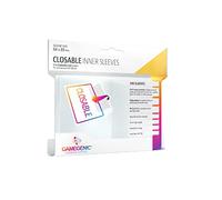Gamegenic - 100 Closable Inner Sleeves (100 sleeves intérieures refermables) - Jeux de société - Jeux de cartes - Accessoires et fournitures pour jeux de société - Protection pour cartes à jouer