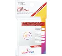 Gamegenic - 50 sleeves Matte Ruby 46x71 Mini Europeen - Jeux de société - Jeux de cartes - Accessoires et fournitures pour jeux de société - Matériel de protection - Protection pour cartes à jouer