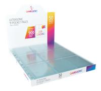 Gamegenic Pages 9 poches Ultrasonic GG3015 Ouverture latérale Couleur transparente (50)