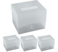 Gamegenic Asmodee- Boîte de ragement Accessoires de Jeu, GGS25088ML, Transparent, 95 x 79 x 74 mm (Lot de 4)