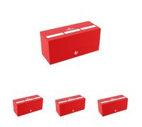 Gamegenic Asmodee - Triple Deck Holder 300+ XL Red - Jeux de société - Accessoires et protection pour jeu de société (Lot de 4)