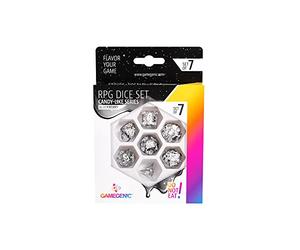 Gamegenic - Candy-like - Mûre - RPG Dice Set - Set of 7 Dice Role Playing (JDR) - Board Games - Card Games - Dice Games - Accessories and Supplies for Board Games