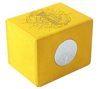 Gamegenic Cardfight!! Vanguard Nation's Vault | Premium Deck Box | Holds up to 50 Double-Sleeved Cards | Extra Drawer for Power Counters and Accessories | Keter Sanctuary - Yellow Color | Made