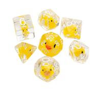 Gamegenic Rubber Duck Rpg Dice 7 Pieces Jaune Enfants