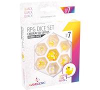 Gamegenic Rubber Duck Rpg Dice 7 Pieces Jaune Enfants