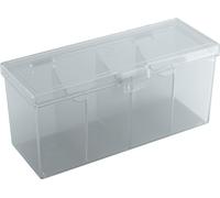 Gamegenic Fourtress 320-Card Deck Holder, Clear, Blanc