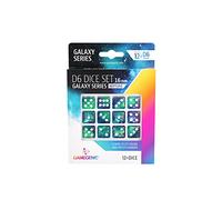 Gamegenic - Galaxy Series - Neptune - Set of 12 Dice 6-16 mm - Board Games - Card Games - Dice Games - Accessories and Supplies for Board Games