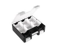 Gamegenic | Game Castle noir/blanc/transparent | Boîte de rangement pour accessoires de jeu et cartes