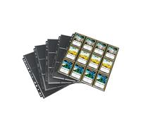 Gamegenic – Pages 24 poches à chargement latéral GG3011 – Pack de 10, Noir