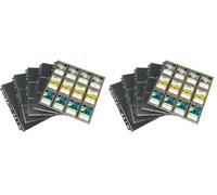 Gamegenic Gamegen!c-24-Pocket Sideloading Pages Pack Noir (10), Couleur Noire GG3011 (Lot de 2)