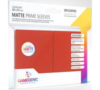 Gamegenic Housses GGS11027ML Matte Prime – Pack de 100 – Rouge