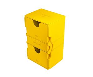 Gamegenic GGS20114ML Stronghold 200+ XL Rangement de collections, multilingue, espagnol, jaune