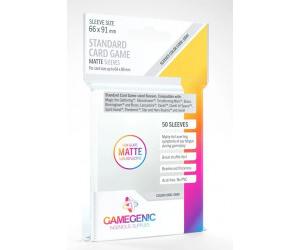 Gamegenic : Grey Matte Standard Sleeves 66x91mm
