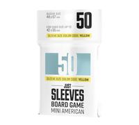 Gamegenic | Just Sleeves - Mini American (50 manches) | Accessoire de jeu de société