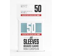 Gamegenic | Just Sleeves - Mini European (50 manches) | Accessoire de jeu de société