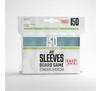 Gamegenic | Just Sleeves - Pack économique américain standard (150 pochettes) | Accessoire de jeu de société