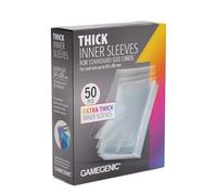 Gamegenic Lot de 50 pochettes intérieures épaisses 64 x 89 cm - 100 microns - Protections en carton extra résistantes - Transparentes, sans acide et sans PVC