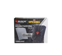 Gamegenic | Magic: The Gathering | Double Sleeve 100 | Comic Burst Black