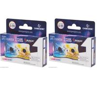 Gamegenic Magic: The Gathering | Lorwyn Eclipsed Double Life Counter - Celestial, Compteur de Vie Double, Acrylique Premium, Suivi de 0-99, Art Officiel MTG (Lot de 2)