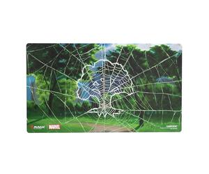 Gamegenic, Magic: The Gathering - Marvel Spider-Man Shiny Playmat - Spider-Man Forest Tapis de Jeu de 2 mm d'épaisseur
