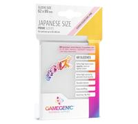 GameGenic Pochettes pour cartes de taille japonaise - Blanc 60 carats - Lisses et résistantes - Pour cartes mesurant jusqu'à 59 mm x 86 mm - Compatible avec Pokemon, Yu-Gi-Oh, et plus encore