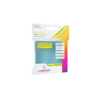 Gamegenic | Prime sleeves | 50 protège-cartes | Transparent | Aspect brillant | Grand carré 82x82mm | Color Code : Lime | Jeu de société | Accessoire