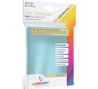 Gamegenic | Prime Sleeves | 90 protège-Cartes | Transparent | Aspect Brillant | Dixit/Mysterium - Format : 81x122mm | Color Code : Sand | Jeu de société | Accessoire