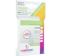 Gamegenic : Sachet de 50 protège-cartes mate - 4,6 x 7,1 cm - Standard American green G