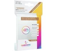 Gamegenic - 80 sleeves Matte Brown 67x103 7 Wonders - Jeux de société - Jeux de cartes - Accessoires et fournitures pour jeux de société - Matériel de protection - Protection pour cartes à jouer