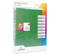 Gamegenic, Sideloading Lot de 10 feuilles de 18 pochettes Vert