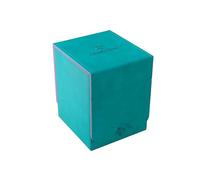 Gamegenic, Squire Plus 100+ XL Exclusive Line Teal/Pink, jusqu'à 100 Cartes à Double Couche, Couleur : Turquoise/Rose