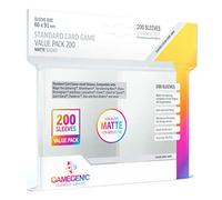 Gamegenic - Standard Card Game Value Pack 200 Matte Sleeves - Jeux de société - Jeux de Cartes - Accessoires et Fournitures pour Jeux de société - Matériel de Protection