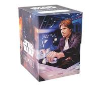 Gamegenic Star Wars Unlimited Caisse souple - Boîte de jeu durable imprimée en couleur et sous licence officielle, peut contenir 60 cartes à double manches, parfaite pour JCC et LCG, Han Solo/Faucon