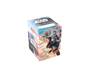 Gamegenic Star Wars Unlimited Caisse Souple - Boîte de Jeu Durable imprimée en Couleur et sous Licence Officielle, Peut contenir 60 Cartes à Double Manches, Parfaite pour Les JCC et LCG, Motif